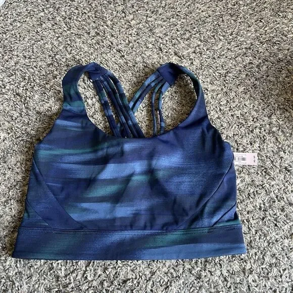 Victorias Secret Flow on Point Strappy Back Minimal Support Sports Bra XS New - Picture 1 of 4